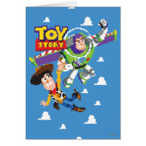 Toy Story 8Bit Woody and Buzz Lightyear Cards