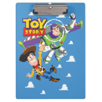 Toy Story 8Bit Woody and Buzz Lightyear Clipboard