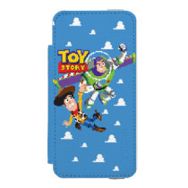 Toy Story 8Bit Woody and Buzz Lightyear iPhone SE/5/5s Wallet Case