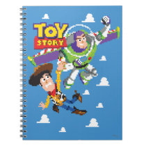 Toy Story 8Bit Woody and Buzz Lightyear Notebook