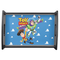 Toy Story 8Bit Woody and Buzz Lightyear Serving Tray