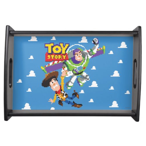 Toy Story 8Bit Woody and Buzz Lightyear Serving Tray