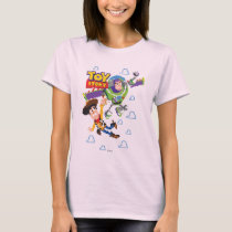Toy Story 8Bit Woody and Buzz Lightyear T-Shirt