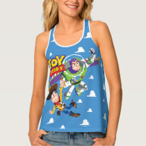 Toy Story 8Bit Woody and Buzz Lightyear Tank Top