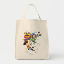 Toy Story 8Bit Woody and Buzz Lightyear Tote Bag