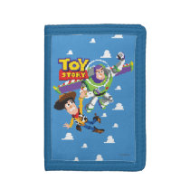 Toy Story 8Bit Woody and Buzz Lightyear Tri-fold Wallet