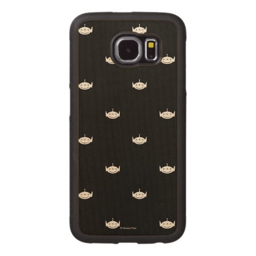 Toy Story  Alien Pattern Carved Wood Samsung Galaxy S6 Case