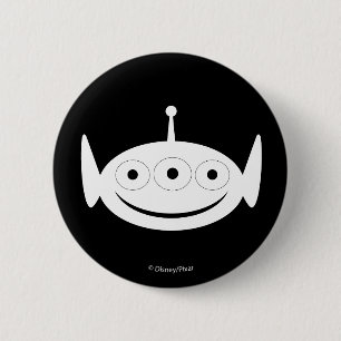 Toy Story   Alien Pattern Pinback Button