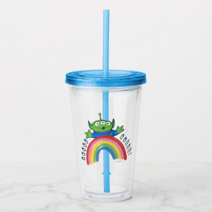 Toy Story Alien Rainbow Acrylic Tumbler