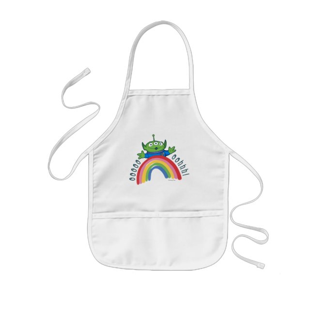 Toy Story Alien Rainbow Kids' Apron (Front)