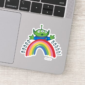 Toy Story Alien Rainbow Sticker by ToyStory at Zazzle