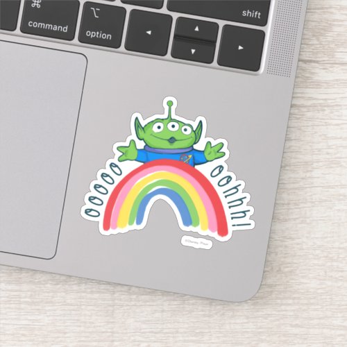 Toy Story Alien Rainbow Sticker