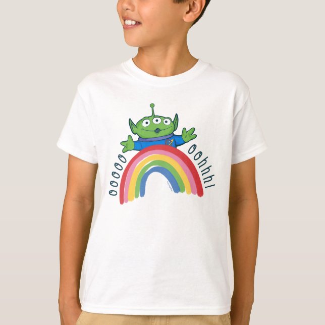 Toy Story Alien Rainbow T-Shirt (Front)