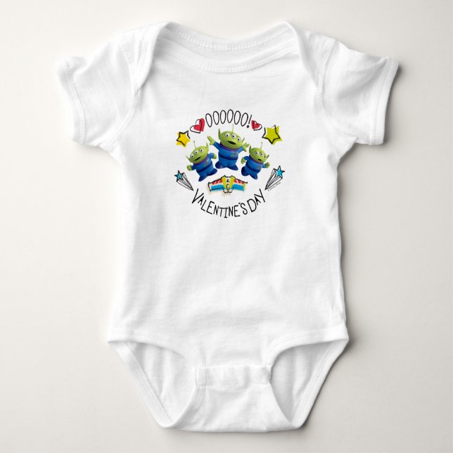 Toy Story - Aliens | Valentine's Day Baby Bodysuit (Front)