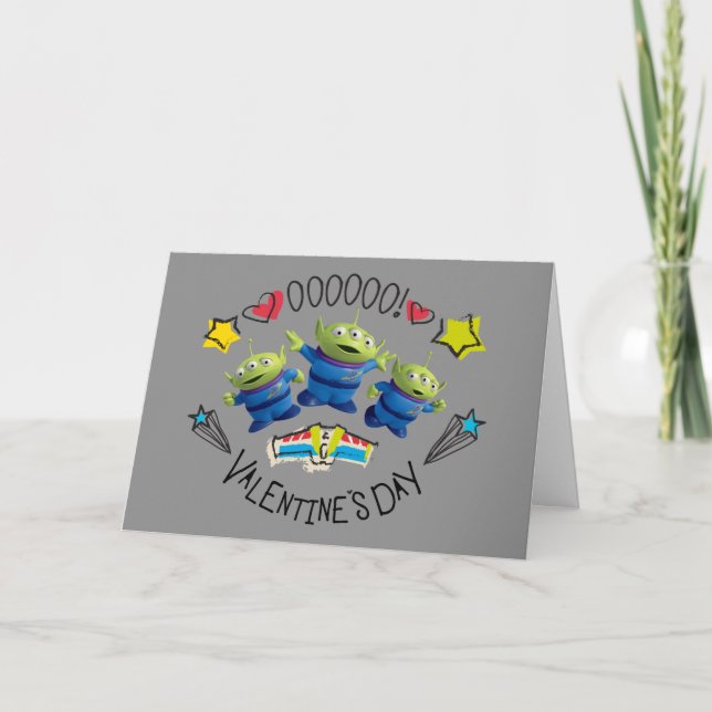 Toy Story - Aliens | Valentine's Day Holiday Card (Front)