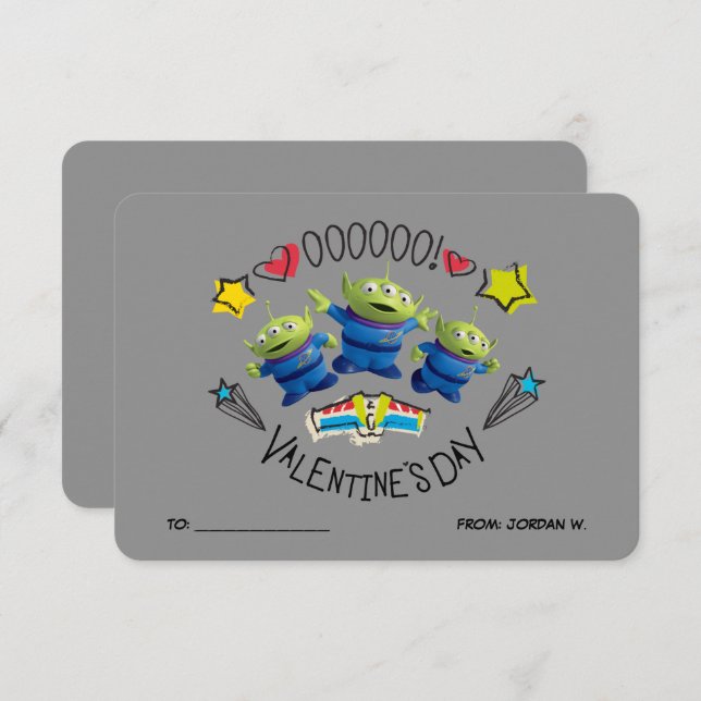 Toy Story - Aliens | Valentine's Day Invitation (Front/Back)