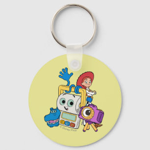 Toy Story Atlas, Smarty Pants, Snappy, & Jessie Keychain