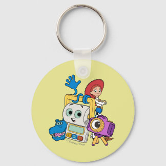 Toy Story Atlas, Smarty Pants, Snappy, & Jessie Keychain