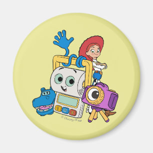 Toy Story Atlas, Smarty Pants, Snappy, & Jessie Magnet