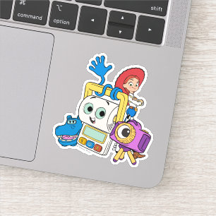 Toy Story Atlas, Smarty Pants, Snappy, & Jessie Sticker