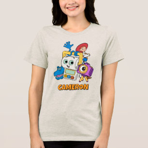 Toy Story Atlas, Smarty Pants, Snappy, & Jessie Tri-Blend Shirt