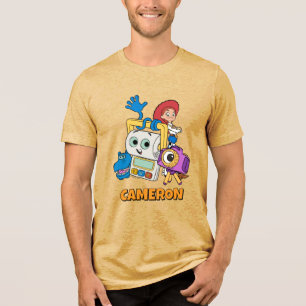 Toy Story Atlas, Smarty Pants, Snappy, & Jessie Tri-Blend Shirt