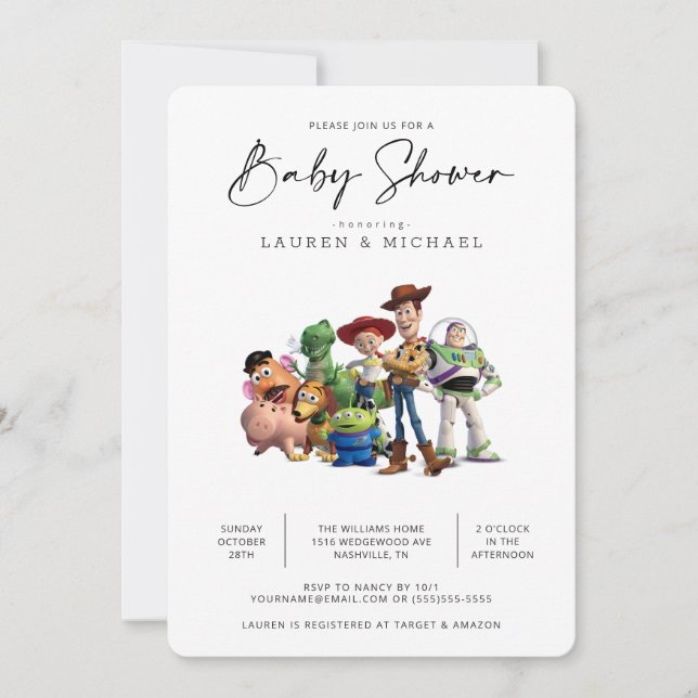 Toy Story Baby Shower Invitation Zazzle