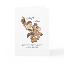 Toy Story Baby Woody Birthday Card