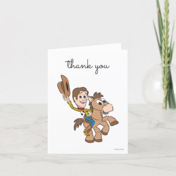 Toy Story Baby Woody Thank You by ToyStory at Zazzle