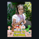 Toy Story | Back To School Photo Poster<br><div class="desc">Celebrate the new school year with your pals Woody, Buzz, Jesse, and the gang with this "Back to School" Toy Story photo poster! Upload your child's back to school photo using the template field provided.</div>