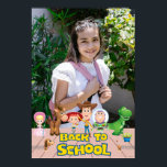 Toy Story | Back To School Photo Poster<br><div class="desc">Celebrate the new school year with your pals Woody,  Buzz,  Jesse,  and the gang with this "Back to School" Toy Story photo poster! Upload your child's back to school photo using the template field provided.</div>
