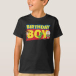 Toy Story | Birthday Boy - Name & Age T-Shirt<br><div class="desc">Make your little one the star of the party with this customizable Toy Story birthday boy t-shirt! Featuring Woody, Buzz Lightyear, and a playful design, this shirt allows you to add your child’s name and age for a personal touch. Perfect for a storybook-themed celebration, this t-shirt brings the adventurous spirit...</div>