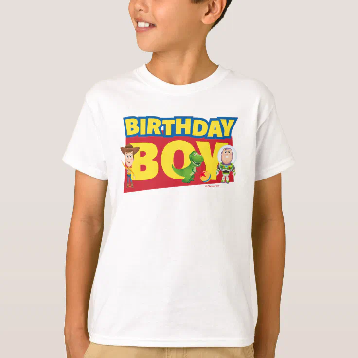 Toy Story Buzz Lightyear Personalised Birthday Boy T-Shirt Ideal Gift/Present 