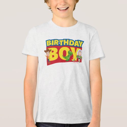 Toy Story  Birthday Boy _ Name  Age Tri_Blend Shirt