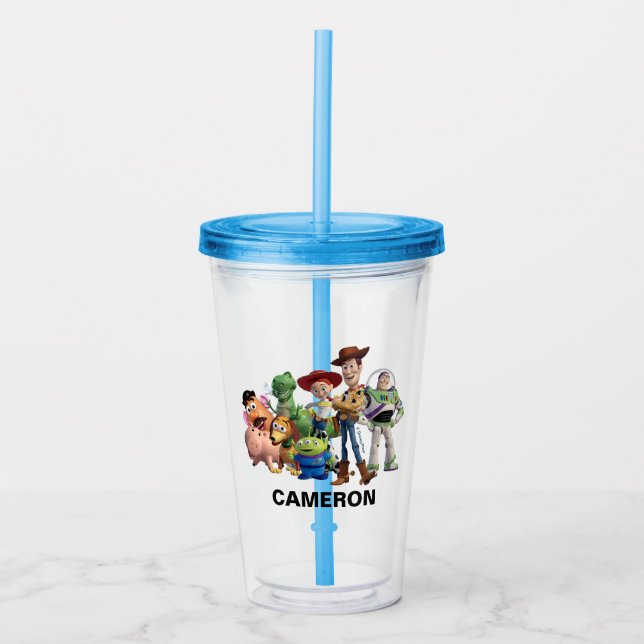 Toy Story Birthday Party Favor Acrylic Tumbler (Front)