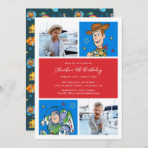 Toy Story | Buzz and Woody Boy's Photo Birthday Invitation