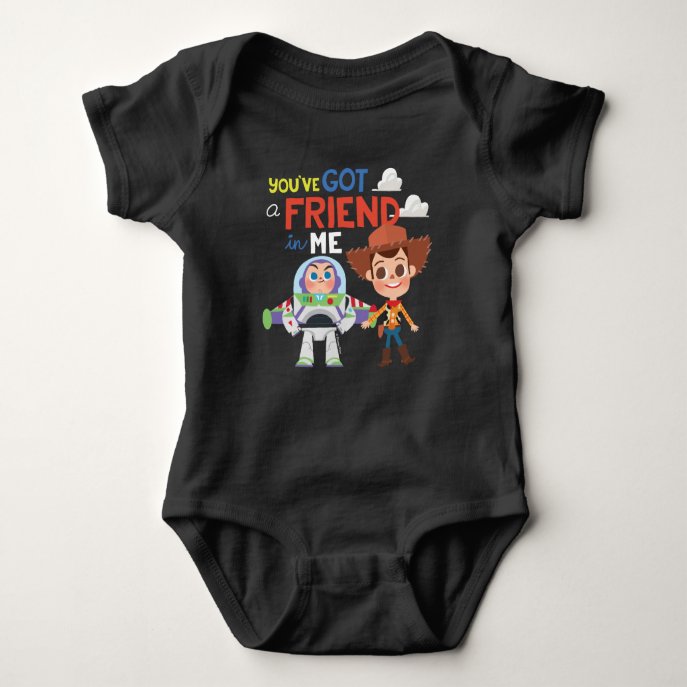 Toy Story | Buzz and Woody Cartoon Baby Bodysuit