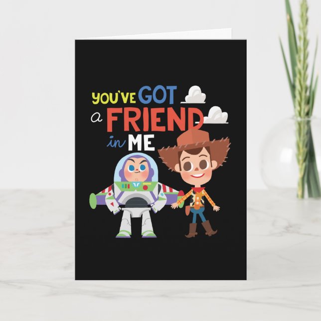 Toy Story | Buzz and Woody Cartoon Card (Front)