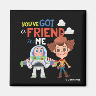 Toy Story Buzz and Woody Cartoon Magnet