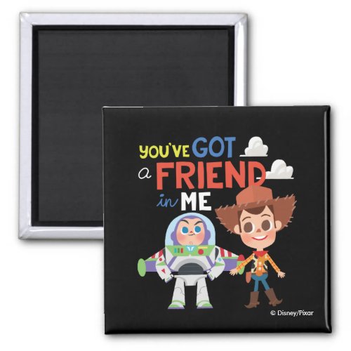 Toy Story  Buzz and Woody Cartoon Magnet