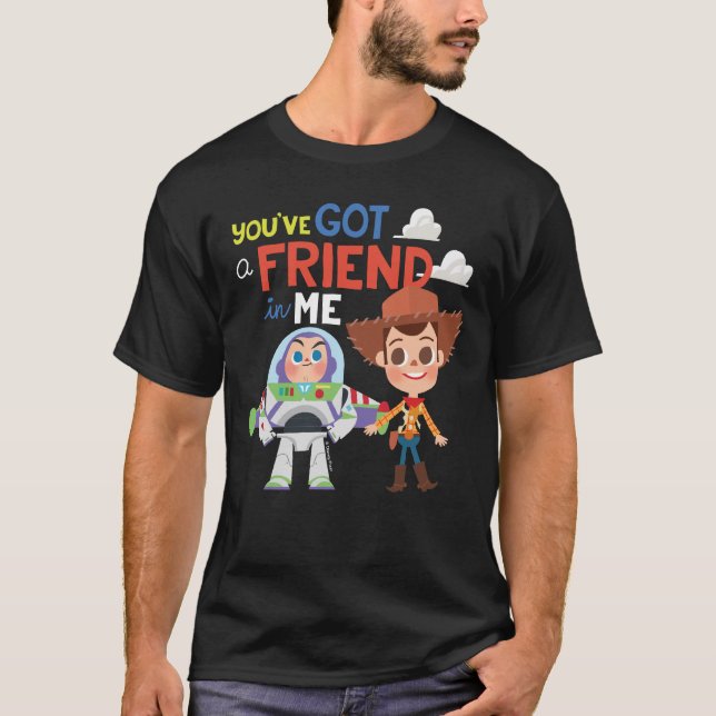 Toy Story | Buzz and Woody Cartoon T-Shirt (Front)