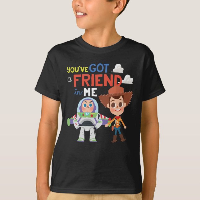 Toy Story | Buzz and Woody Cartoon T-Shirt (Front)