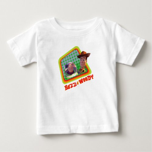 Toy Story Buzz and Woody Friends design Baby T_Shirt