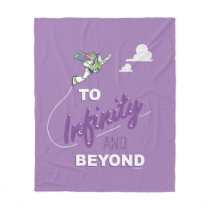 Toy Story | Buzz Flying "To Infinity And Beyond" Fleece Blanket