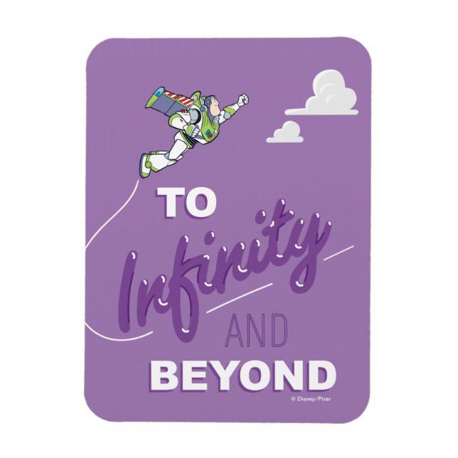 Toy Story | Buzz Flying "To Infinity And Beyond" Magnet (Vertical)