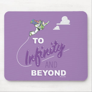 Toy Story Buzz Flying "To Infinity And Beyond" Mouse Pad