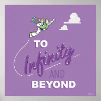 buzz lightyear to infinity and beyond poster