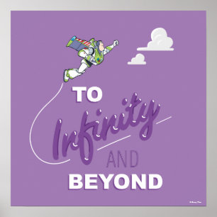 Toy Story   Buzz Flying "To Infinity And Beyond" Poster