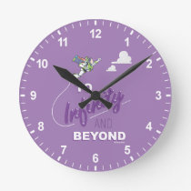 Toy Story | Buzz Flying "To Infinity And Beyond" Round Clock
