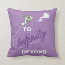 Toy Story | Buzz Flying "To Infinity And Beyond" Throw Pillow